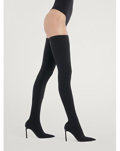 Wolford Stay-Up Boots, Femme, , Taille - Noir