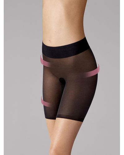 Wolford Sheer Touch Control Shorts, Femme, , Taille - Noir
