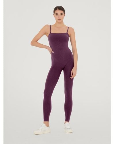 Wolford Shiny Jumpsuit, Femme, Mineral/, Taille - Rose