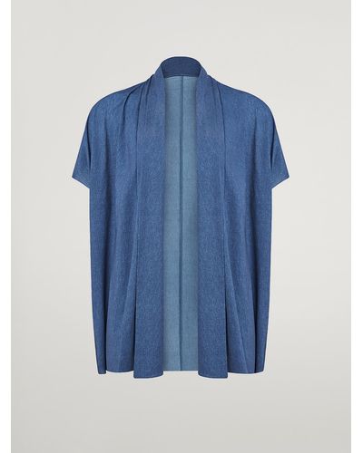 Wolford Taylor Blouse, Femme, Texas Light, Taille - Bleu
