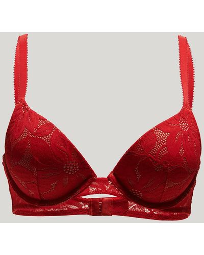 Wolford Lace Cup Bra, Femme, Glow, Taille - Rouge