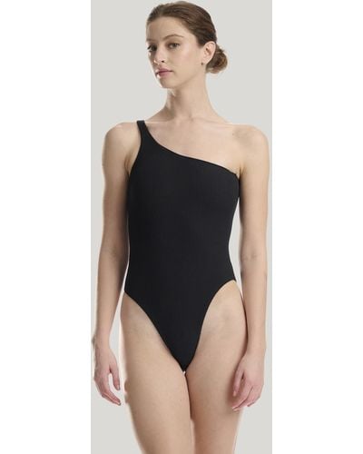 Wolford Ultra Texture Swimsuit, Femme, , Taille - Bleu