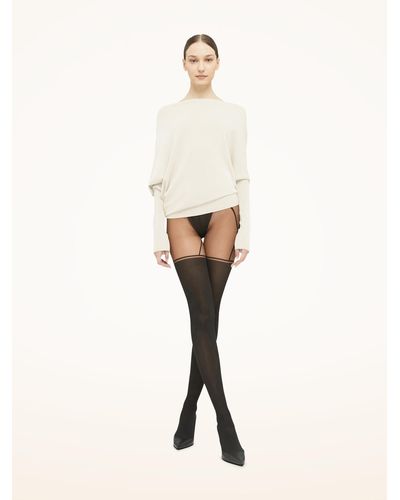Wolford Viscose Knit Top Long Sleeves, Femme, , Taille - Neutre
