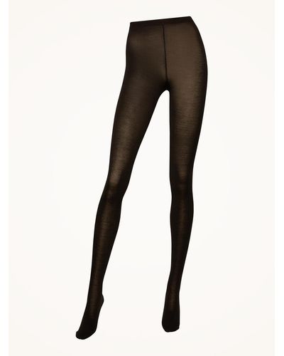 Wolford Merino Blend Tights, Femme, , Taille - Noir