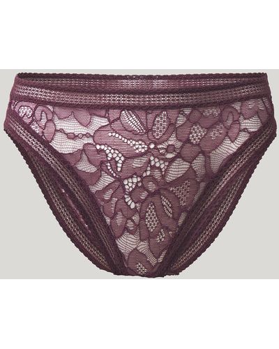Wolford Nets And Roses H.W. Brief, Femme, , Taille - Violet