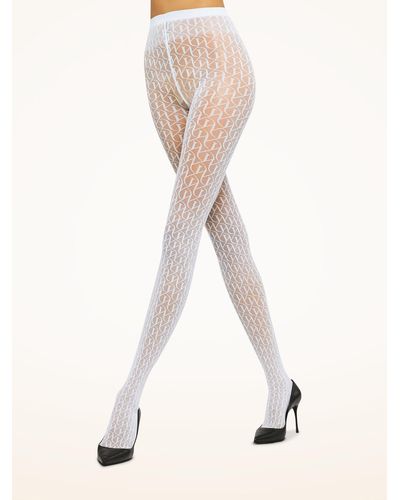 Wolford W Lace Tights, Femme, , Taille - Neutre