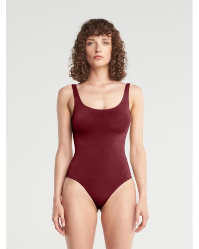 Wolford Body String Jamaika, Femme, , Taille - Rouge