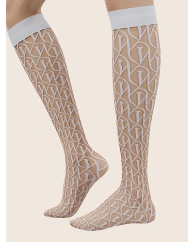 Wolford W Lace Knee-Highs, Femme, , Taille - Neutre