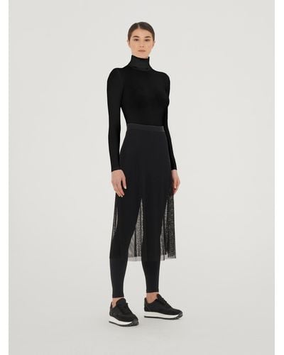 Wolford Net Evolution Skirt, Femme, , Taille - Blanc