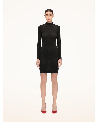 Wolford Intricate Sheer Pattern Dress, Femme, , Taille - Noir