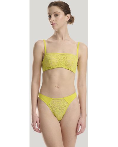 Wolford Straight Laced String - Jaune