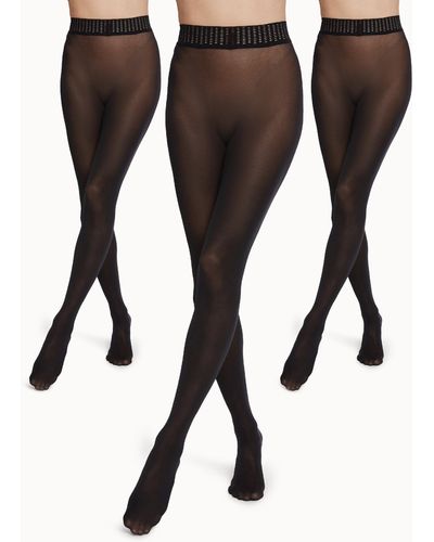 Wolford Fatal 50 Tights 3 For 2, Femme, , Taille - Noir