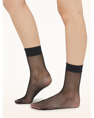 Wolford Twenties Econyl Socks, Femme, , Taille - Blanc