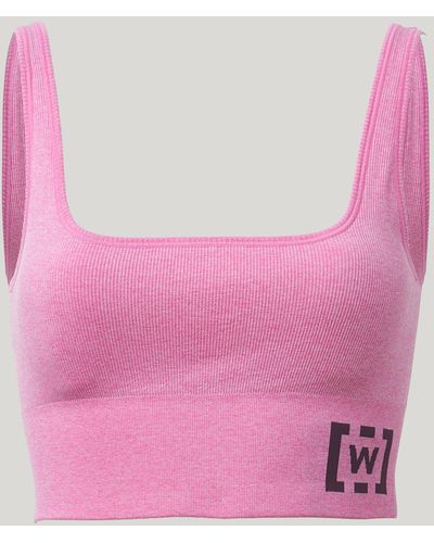Wolford Shaping Athleisure Crop Top Br, Femme, , Taille - Rose