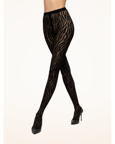 Wolford Wilderness Tights, Femme, /, Taille - Noir