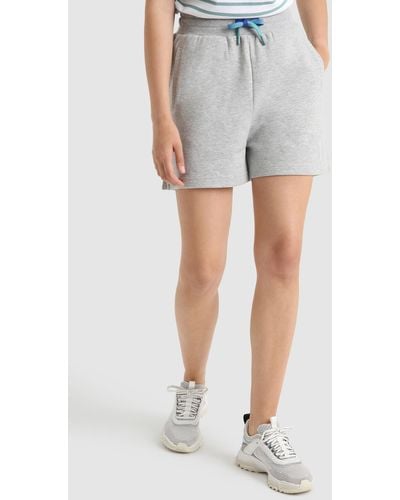 Woolrich American Shorts In Cotton Fleece - Gray
