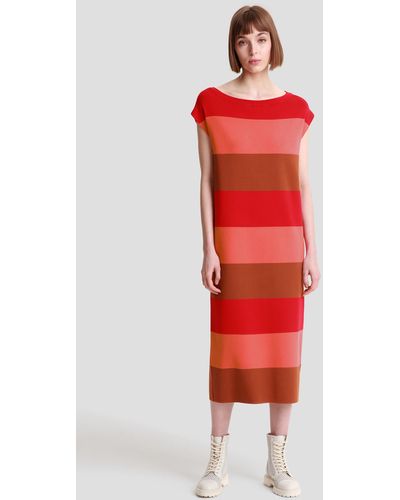 Woolrich Long Knitted Dress - Red
