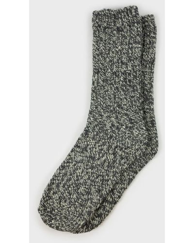 Woolrich Merino Solid Socks - Made In The Usa - Gray