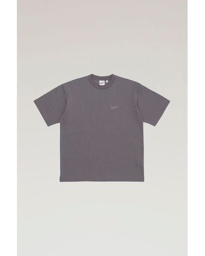 Woolrich Coolmax T-shirt With Embroidered Logo - Gray