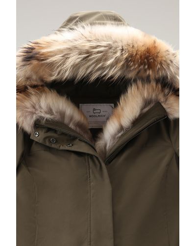 Woolrich Cappotto boulder in urban touch verde