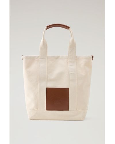 Woolrich Premium Tote Bag - Natural