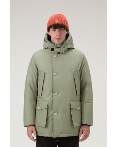 Woolrich Arctic Parka In Ramar Cloth in Natural for Men | Lyst