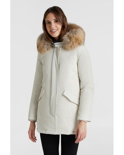 Woolrich Luxury Arctic Parka With Fur - White