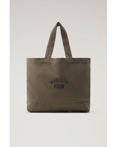 Woolrich Tote Bag Green - Multicolor