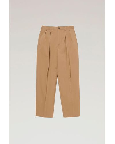 Woolrich Cavalry Twill Cotton Blend Pants - Natural