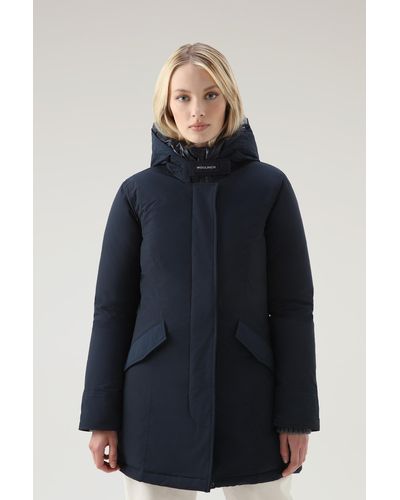 Woolrich Arctic Parka In Urban Touch - Blue