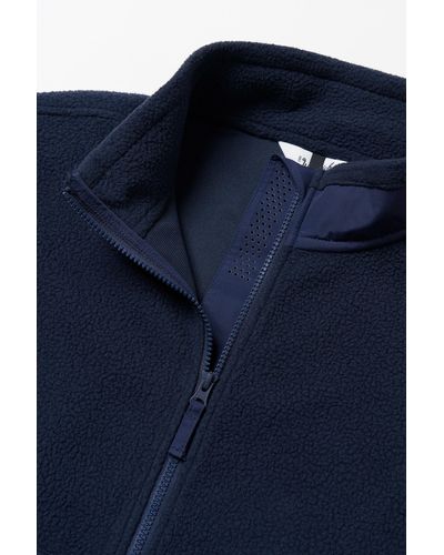 Woolrich Jacke aus recyceltem Polartec Thermal Pro Fleece - Blau