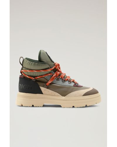 Woolrich Retro Hiking Boots - Natural