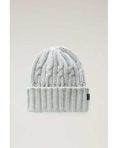 Woolrich Beanie In Pure Virgin Wool - Multicolor