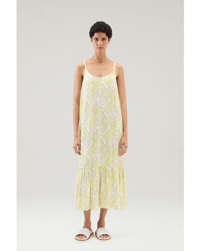Woolrich Dress With Tropical Print - Multicolor