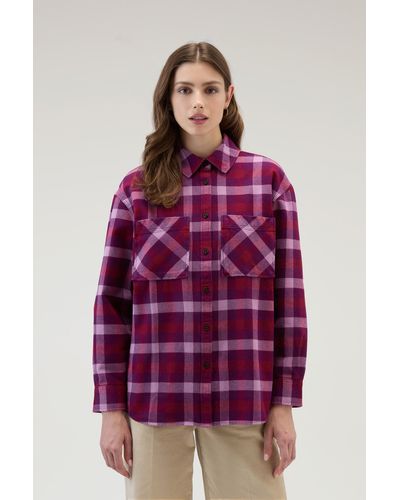 Woolrich Flannel Check Shirt - Red