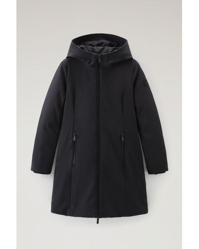 Woolrich Firth Parka In Softshell - Black