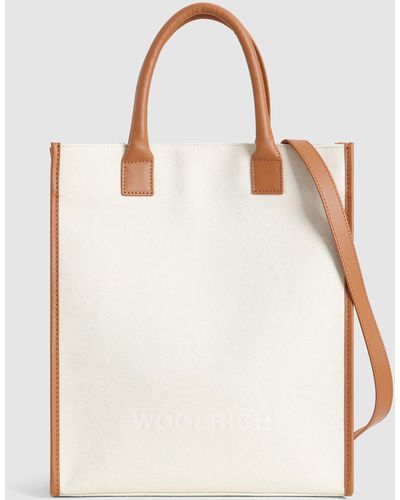 Woolrich Canvas Tote Bag - Natural