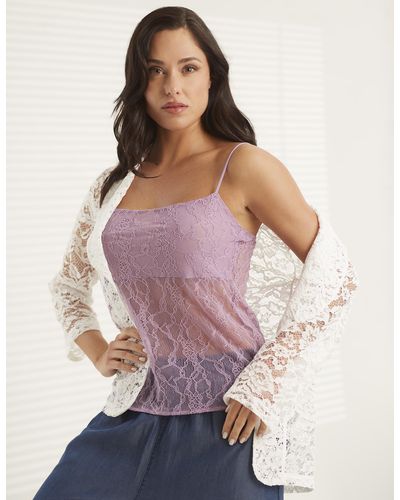 Yamamay Top - Easy Lace - Viola