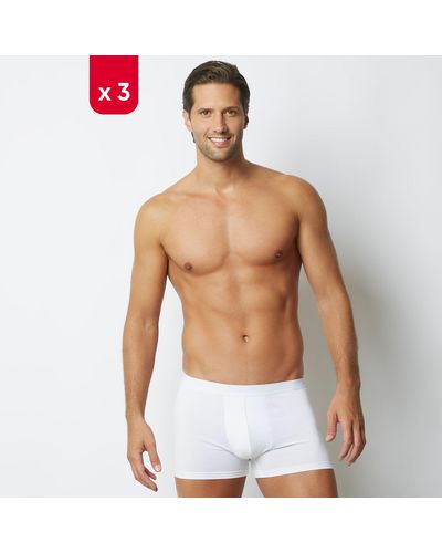 Yamamay Multipack tre boxer - Simply - Bianco