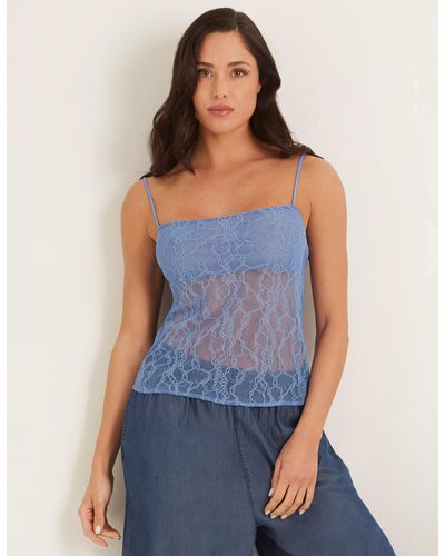 Yamamay Top - Easy Lace - Blu