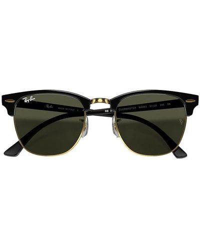 Ray-Ban Rb3016 150 55 Clubmaster Classic Sunglasses - Green