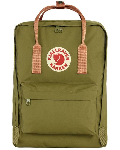 Fjallraven Fjallraven Kanken Classic Backpack Foliage Green / Peach Sand