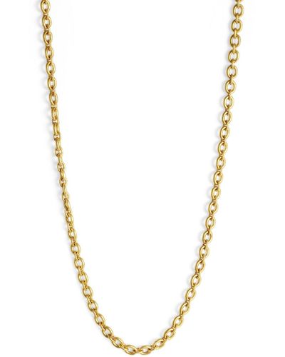 Irene Neuwirth Signature Oval Link Yellow Gold Chain Necklace, 16 - Metallic