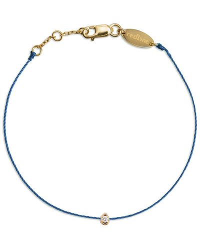 RedLine French Blue Diamond Lady Yellow Gold Bracelet - Metallic