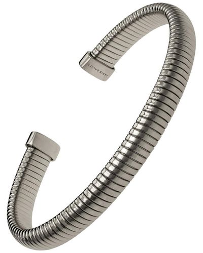 Janis Savitt Extra Small Gunmetal Cobra Cuff Bracelet - Metallic