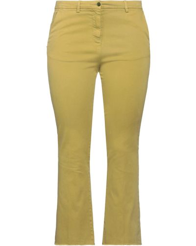 White Sand Pants - Yellow