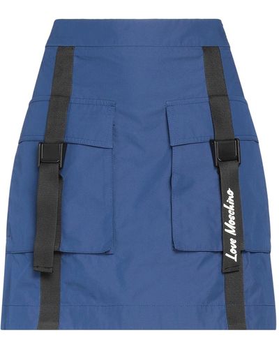 Love Moschino Mini Skirt - Blue