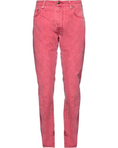 Jacob Coh?n Coral Pants Cotton - Pink