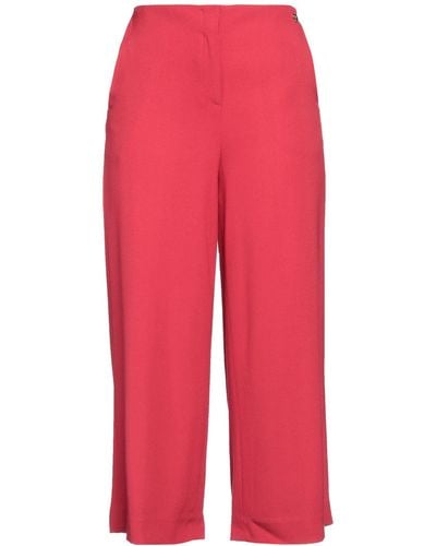 Twin Set Cropped Pants - Red