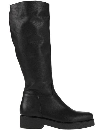 Accademia Knee Boots - Black